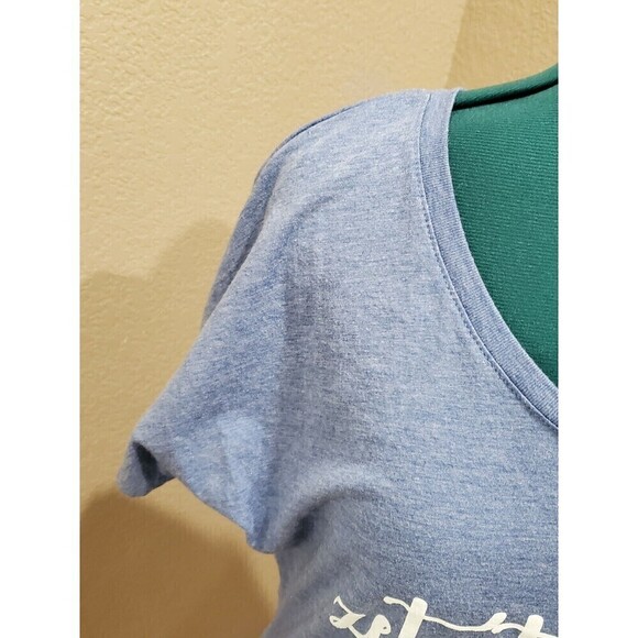 ZETA TAU ALPHA SORORITY BLUE T-SHIRT TOP WOMEN SMALL SEEK THE NOBLEST SISTERS - Picture 4 of 12